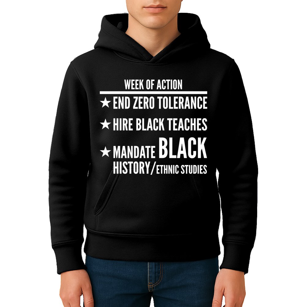 Week Of Action Black Live Matter Kids Hoodie