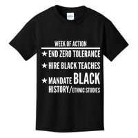 Week Of Action Black Live Matter Kids T-Shirt