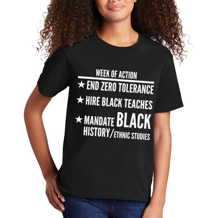 Week Of Action Black Live Matter Kids T-Shirt