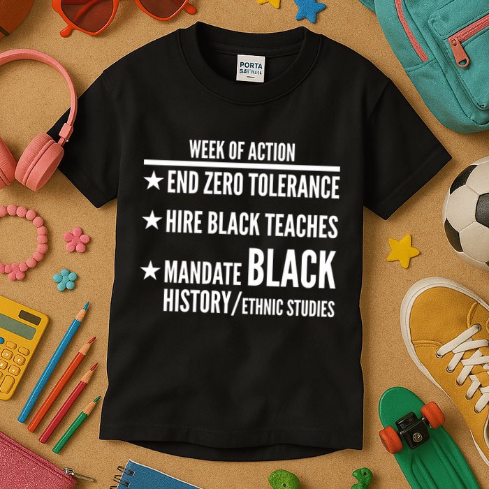 Week Of Action Black Live Matter Kids T-Shirt