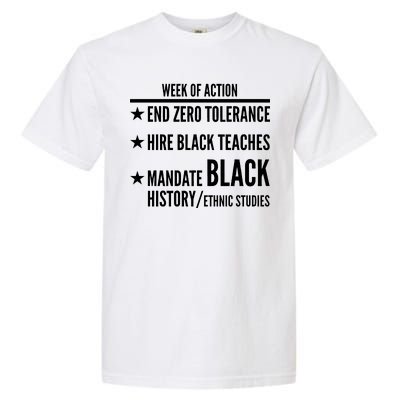 Week Of Action Black Live Matter Garment-Dyed Heavyweight T-Shirt