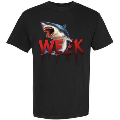 Week Of The Shark Logo Garment-Dyed Heavyweight T-Shirt
