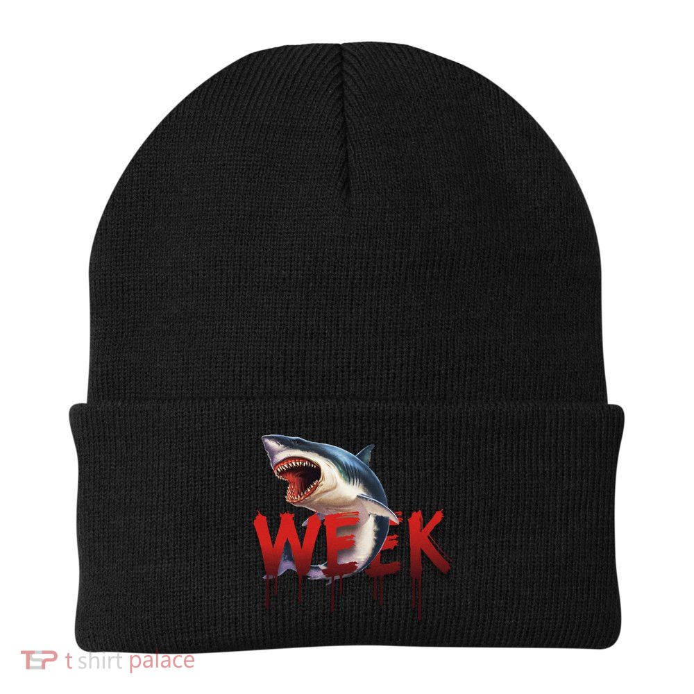 Week Of The Shark Logo Beanie
