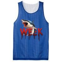 Week Of The Shark Logo Mesh Reversible Basketball Jersey Tank