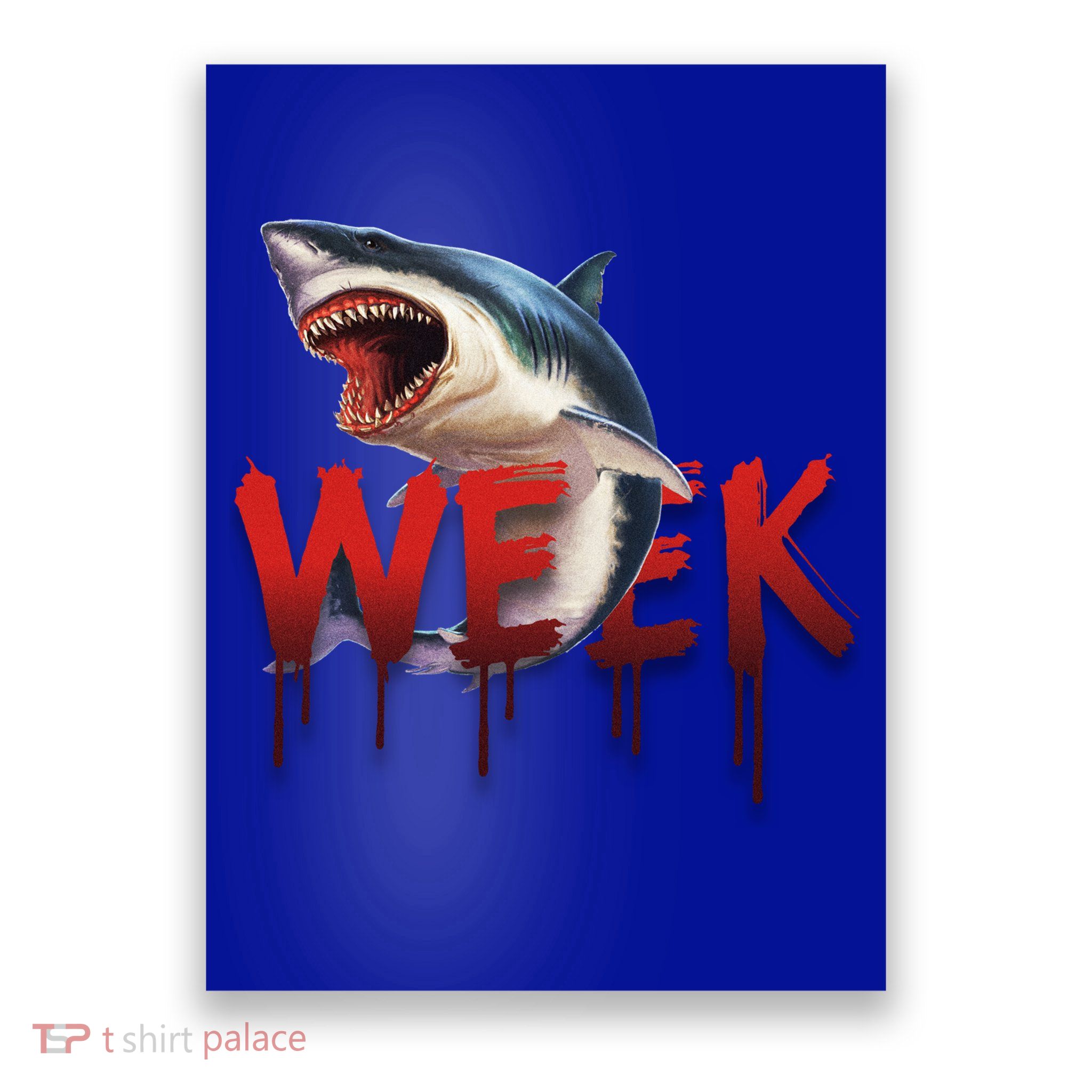 Week Of The Shark Logo Poster