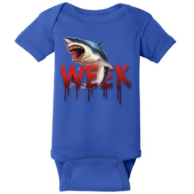 Week Of The Shark Logo Baby Bodysuit