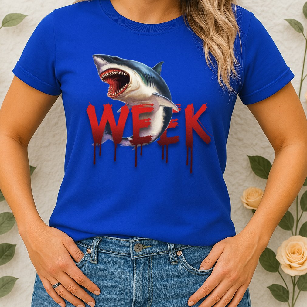 Week Of The Shark Logo Womens T-Shirt