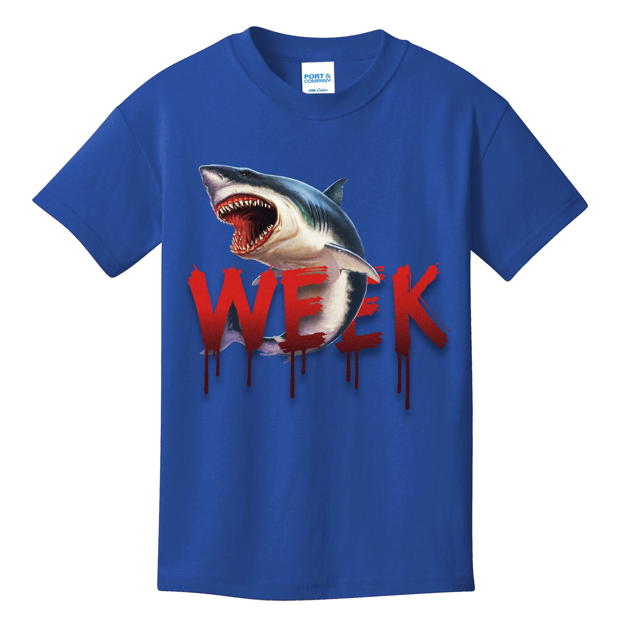 Week Of The Shark Logo Kids T-Shirt