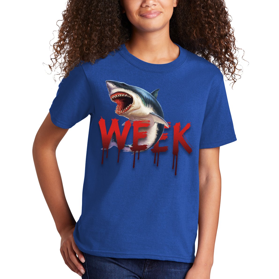 Week Of The Shark Logo Kids T-Shirt