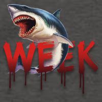 Week Of The Shark Logo Vector Backpack