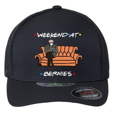 Weekend At Bernie's Meme Flexfit Unipanel Trucker Cap