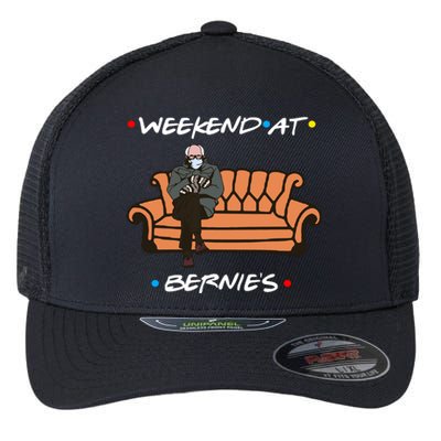 Weekend At Bernie's Meme Flexfit Unipanel Trucker Cap