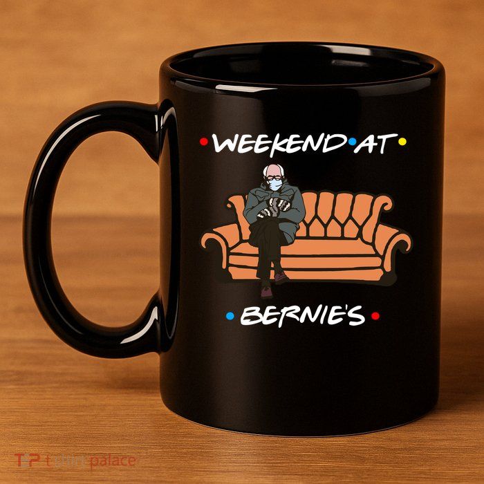 Weekend At Bernie's Meme 11oz C Handle Ceramic Mug