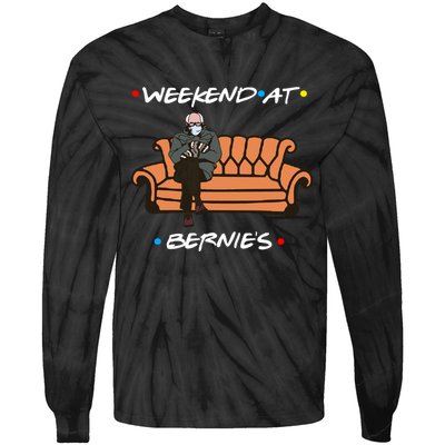 Weekend At Bernie's Meme Tie-Dye Long Sleeve Shirt