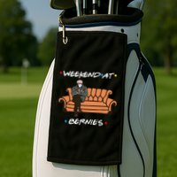 Weekend At Bernie's Meme Golf Towel