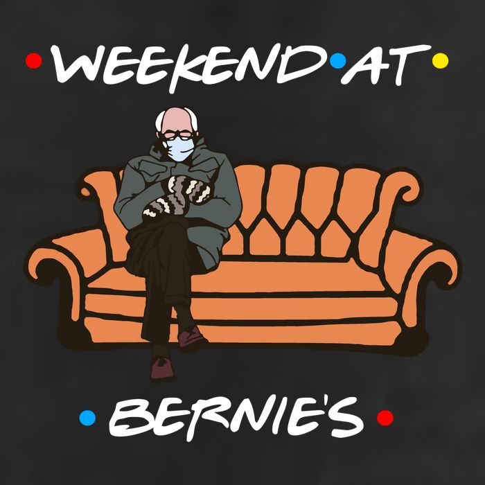 Weekend At Bernie's Meme Golf Towel
