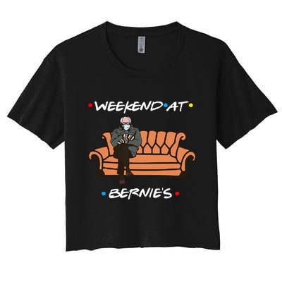 Weekend At Bernie's Meme Crop Top