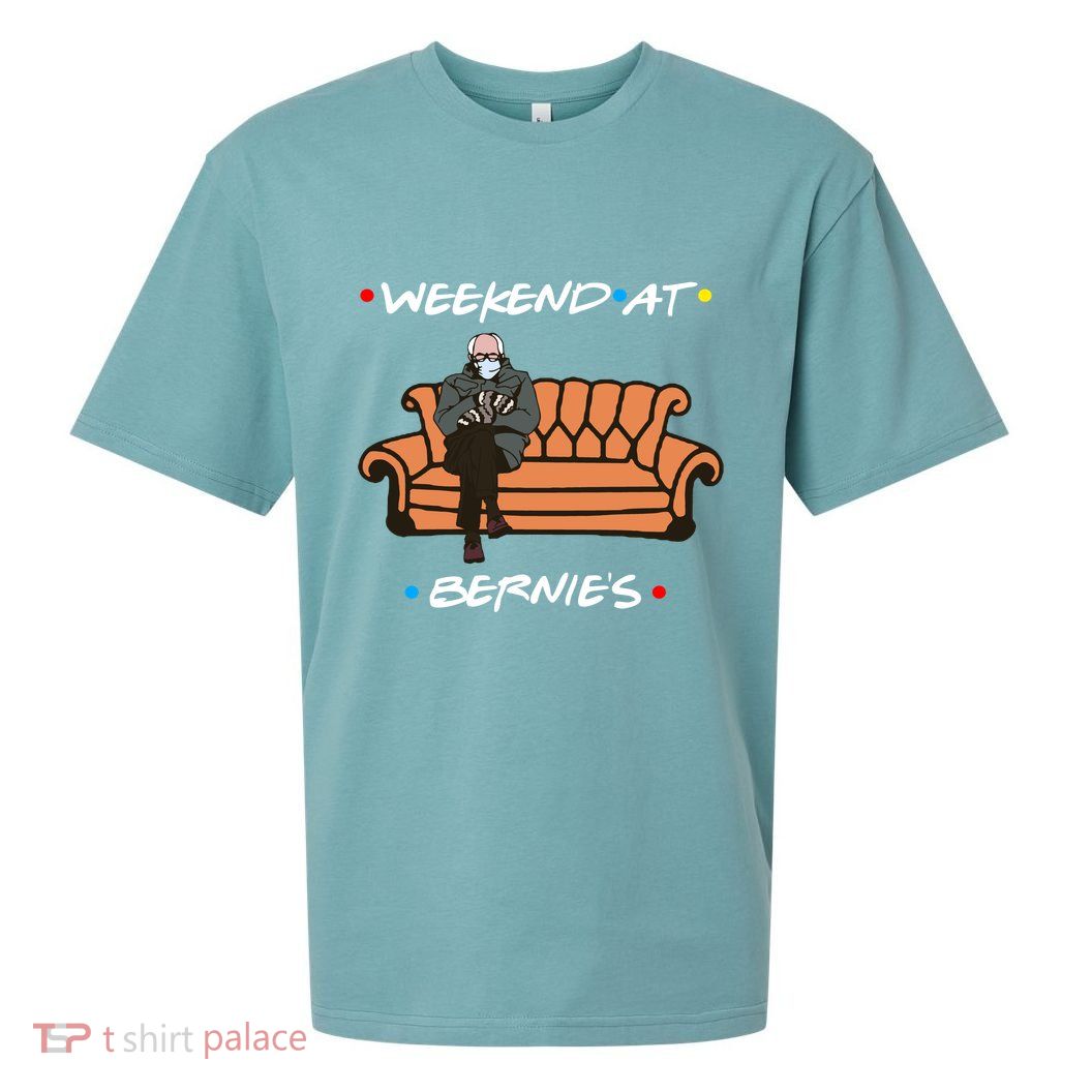 Weekend At Bernie's Meme Sueded Cloud Jersey T-Shirt