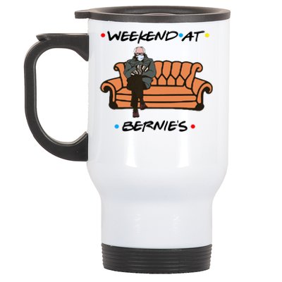 Weekend At Bernie's Meme Stainless Steel Travel Mug