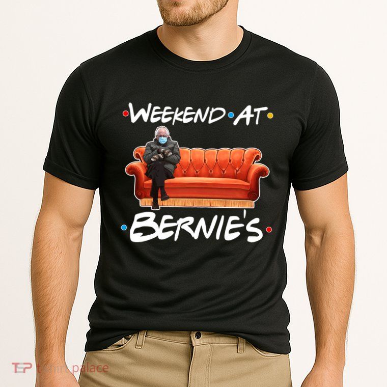 Weekend At Bernie's Mittens Meme Friends Performance Shirt