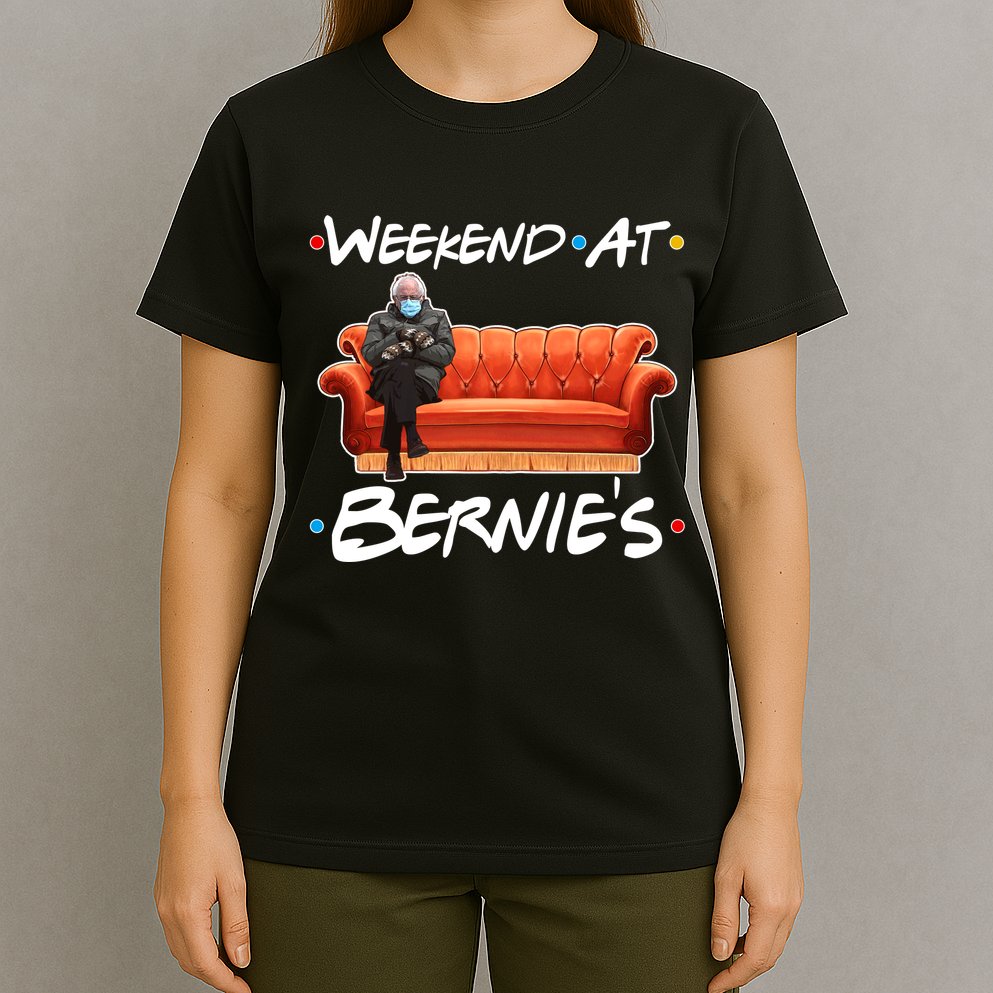 Weekend At Bernie's Mittens Meme Friends T-Shirt