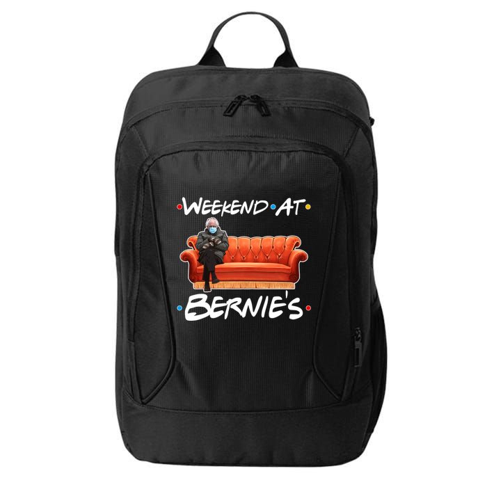 Weekend At Bernie's Mittens Meme Friends City Backpack