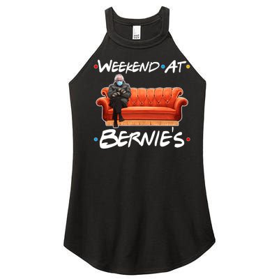 Weekend At Bernie's Mittens Meme Friends Women’s Perfect Tri Rocker Tank