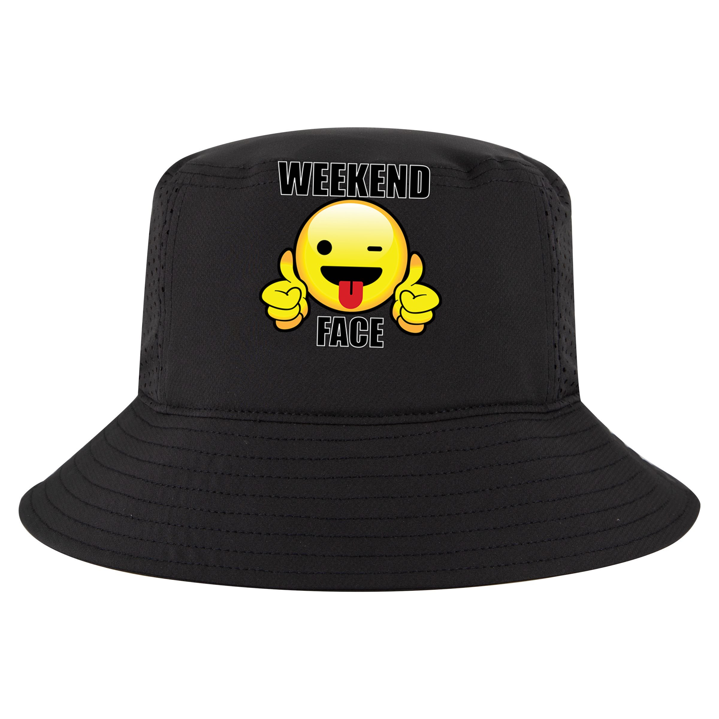 Weekend Face Emoji Apron