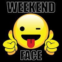 Weekend Face Emoji Apron