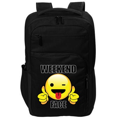 Weekend Face Emoji Impact Tech Backpack