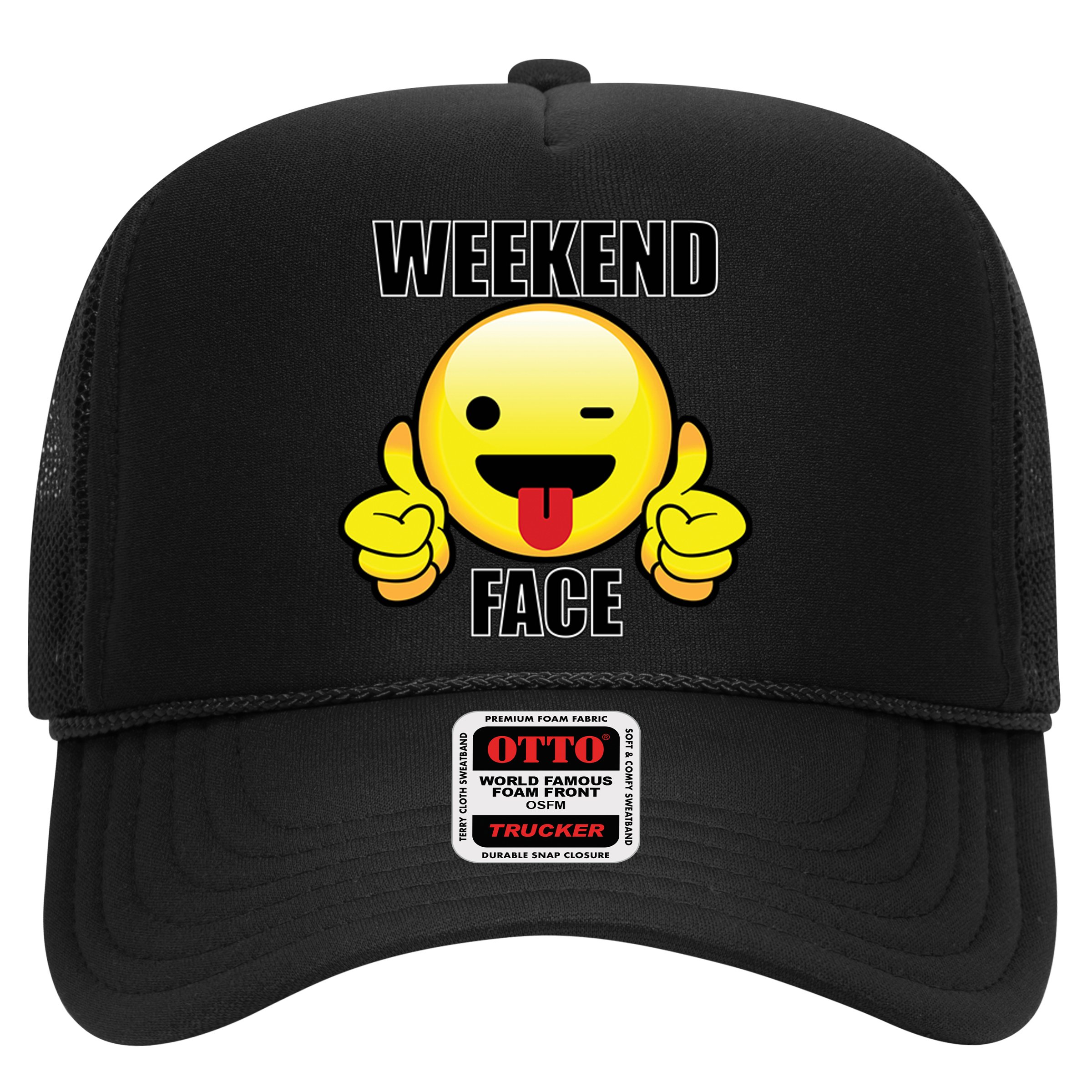 Weekend Face Emoji Hat