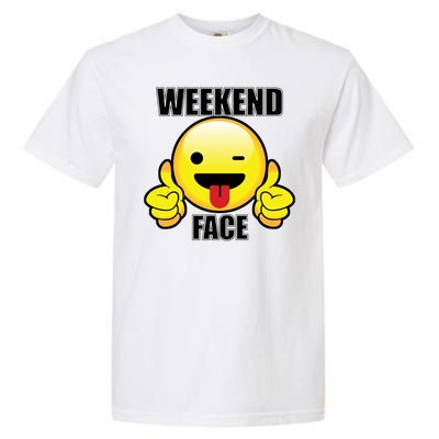 Weekend Face Emoji Garment-Dyed Heavyweight T-Shirt