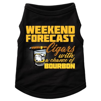 Weekend Forcast Cigars and Bourbon Doggie Tank