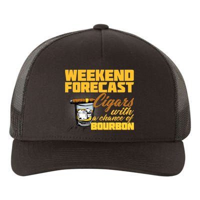 Weekend Forcast Cigars and Bourbon Yupoong Adult 5-Panel Trucker Hat