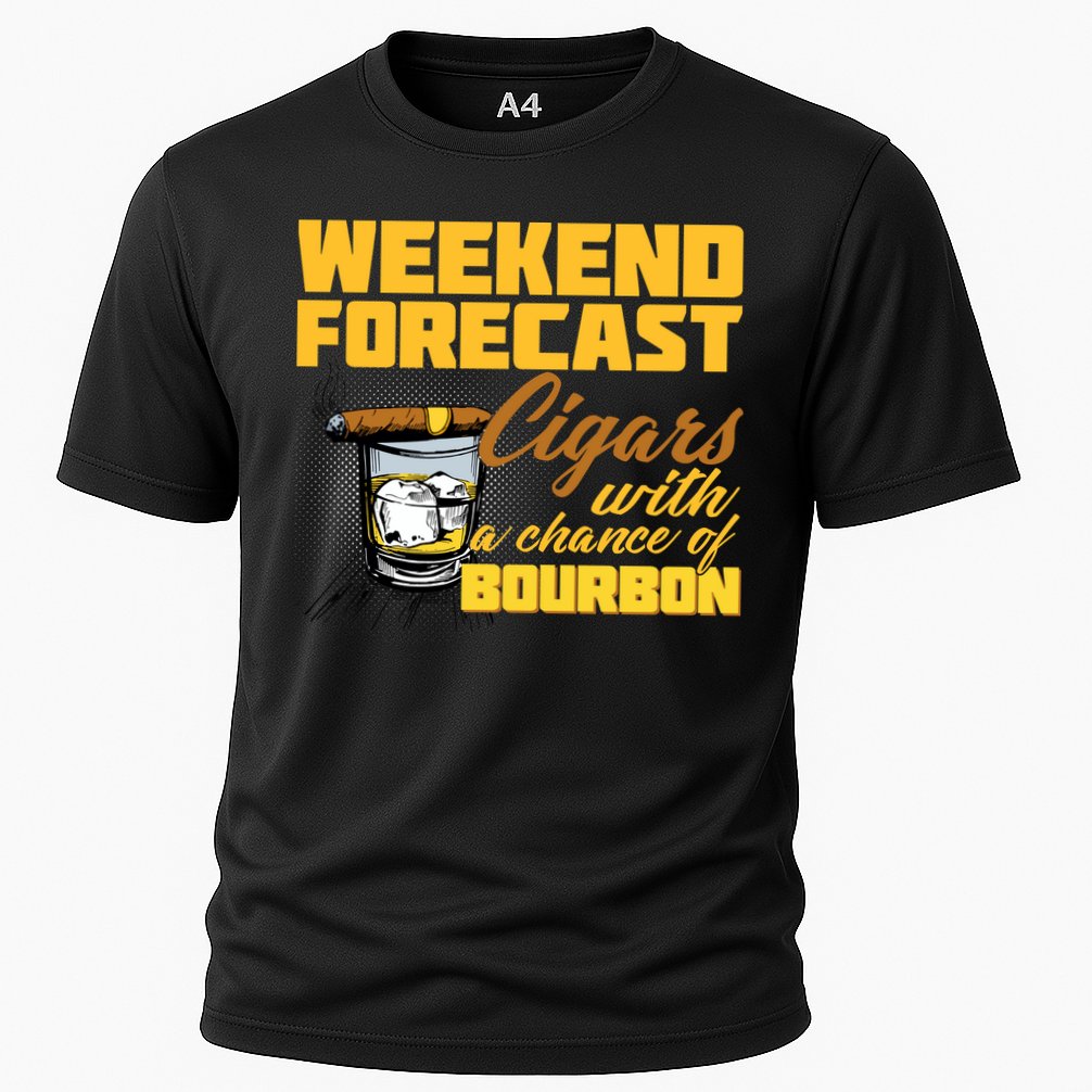 Weekend Forcast Cigars and Bourbon Performance Shirt