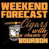 Weekend Forcast Cigars and Bourbon 16oz Travel Tumbler