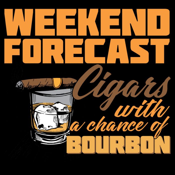 Weekend Forcast Cigars and Bourbon 16oz Travel Tumbler