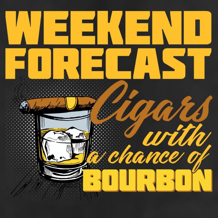 Weekend Forcast Cigars and Bourbon 25L Jumbo Tote