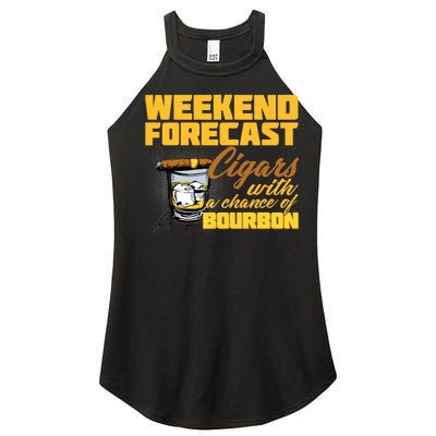 Weekend Forcast Cigars and Bourbon Women's Perfect Tri Rocker Tank