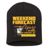 Weekend Forcast Cigars and Bourbon Short Acrylic Beanie