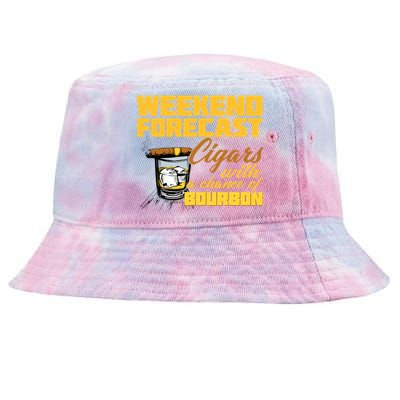 Weekend Forcast Cigars and Bourbon Tie-Dyed Bucket Hat