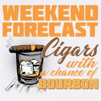 Weekend Forcast Cigars and Bourbon Garment-Dyed Sweatshirt