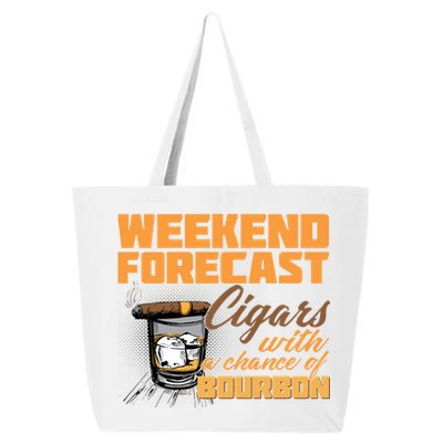 Weekend Forcast Cigars and Bourbon 25L Jumbo Tote