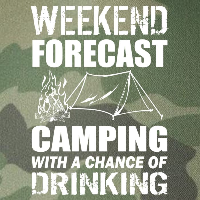 Weekend Forecast Camping With A Chance Of Drinking Legacy Tie Dye Trucker Hat