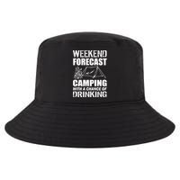 Weekend Forecast Camping With A Chance Of Drinking Cool Comfort Performance Bucket Hat