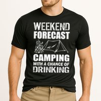 Weekend Forecast Camping With A Chance Of Drinking Performance Shirt