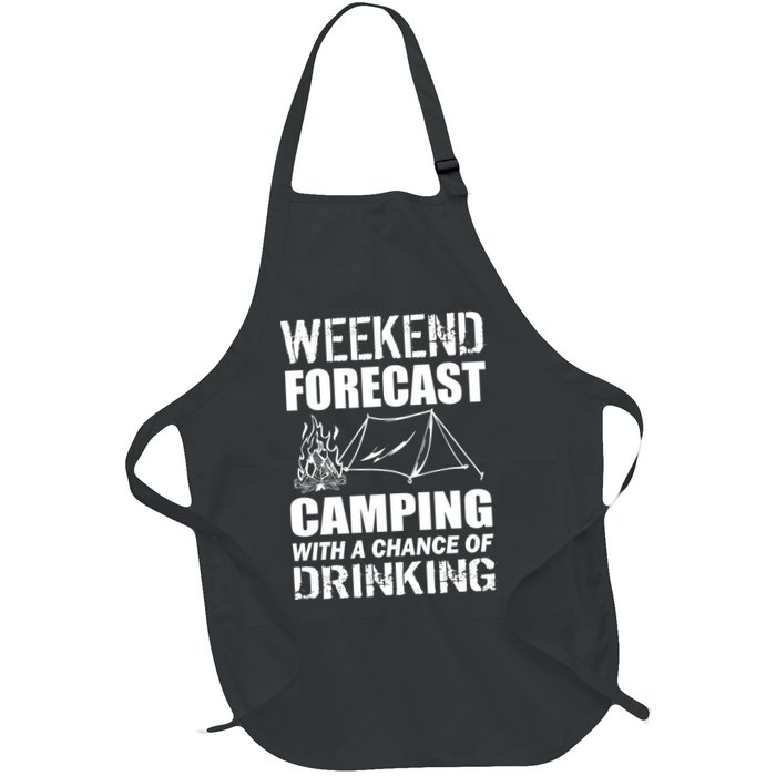 Weekend Forecast Camping With A Chance Of Drinking Apron