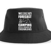 Weekend Forecast Camping With A Chance Of Drinking Sustainable Bucket Hat