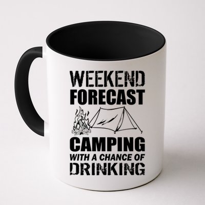 Weekend Forecast Camping With A Chance Of Drinking Mug