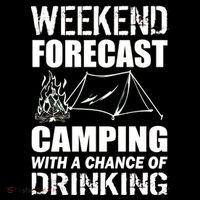 Weekend Forecast Camping With A Chance Of Drinking Sustainable Knit Beanie